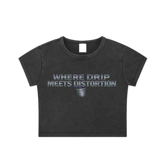 Original "Classic" Snow Washed Crop Top