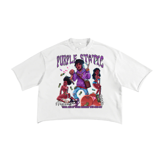 Purple Static "iSupport" Bundle T-Shirt