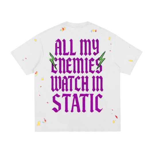 Purple Static Art Dept Tshirt
